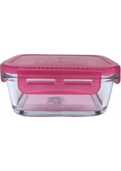 Kırmızı Kapaklı Saklama Kabı, 530083, Dayanıklı ve Şık Saklama Çözümü