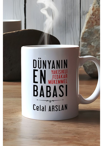 Kişiye Özel Babaya Hediye Kupa Bardak Beyaz Doğum Günü Sürprizi fırsatları