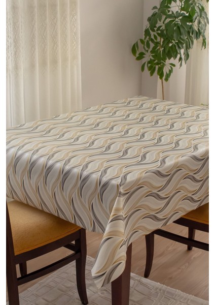Astarlı, Silinebilir, Hijyenik Muşamba Pvc Masa Örtüsü 1148-1
