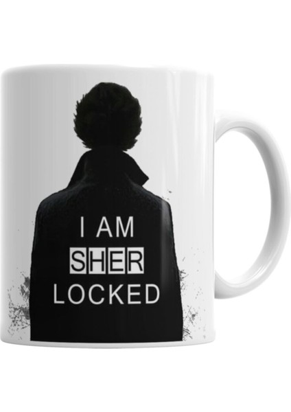 Sherlocked Sherlock Holmes Temalı Porselen Kupa Bardak, Şık ve Kullanışlı Tasarım