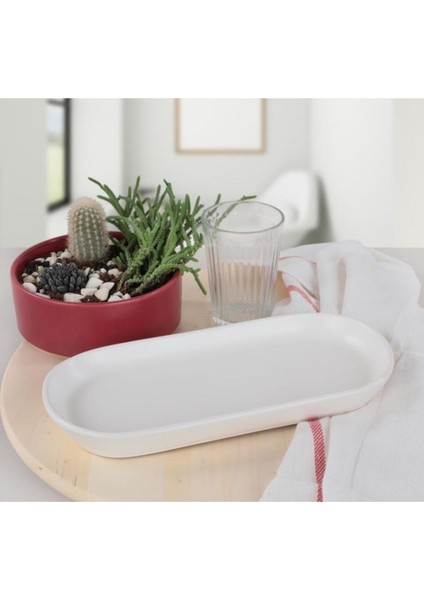 Şeffaf Beyaz Noyan Kayık 26 Cm, Şık ve Kullanışlı Tasarım