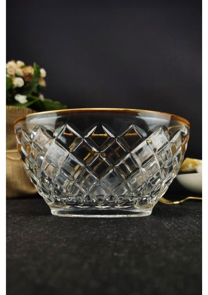 Altın Renkli Oval Cam Gondol Şekerlik ve Sunumluk, Şık ve Zarif Tasarım, 14,5 cm fiyatları