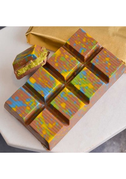 Renkli Silikon Çikolata Kalıbı, 8 Bölmeli, 2'li Paket