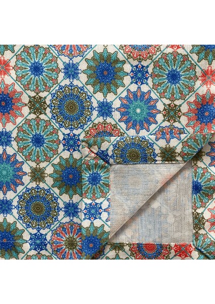 Turkuaz Renkli Leke Tutmayan, Şık ve Kolay Temizlenen Masa Örtüsü indirimleri