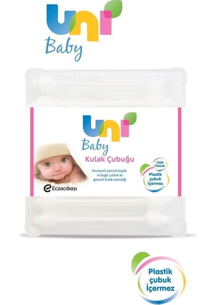 Uni Baby Emniyetli Kulak Çubuğu-60'lı