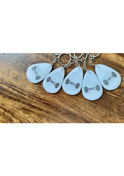 10 Adet Nfc Boş Anahtarlık. Nfc Anahtarlık