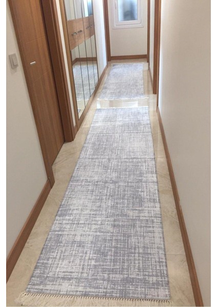 Yolluk Halı – Kaymaz Tabanlı, Yıkanabilir, Yumuşak Dokulu, Şık ve Dayanıklı Tasarım (Girdap Gri Yolluk) fiyatları