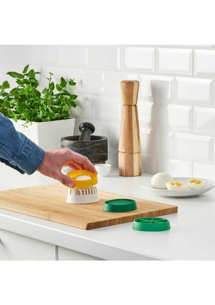 3 Şekilli Yumurta Dilimleyici, Pratik ve Şık Mutfak Gereci fiyatları