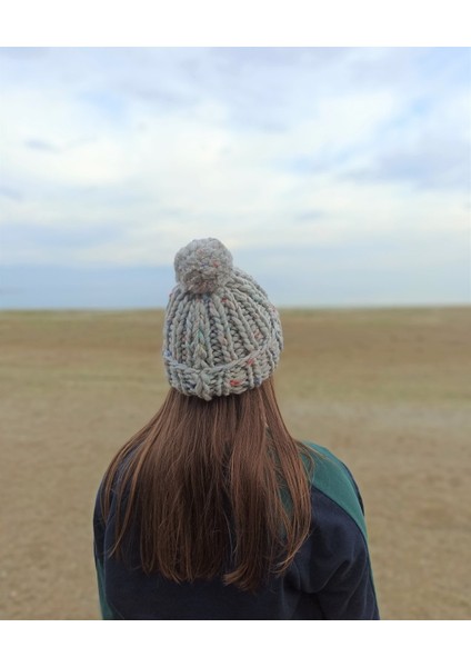 Sihirlihalka El Emeği Yün Bere (Büyük Ilmekli)