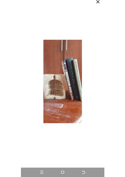 Pantheon Tapınağı Şeklinde El Yapımı Kitap Tutucu – 2’li Set (Beton, Taş ve Alçı Tozu Karışımı) fırsatları