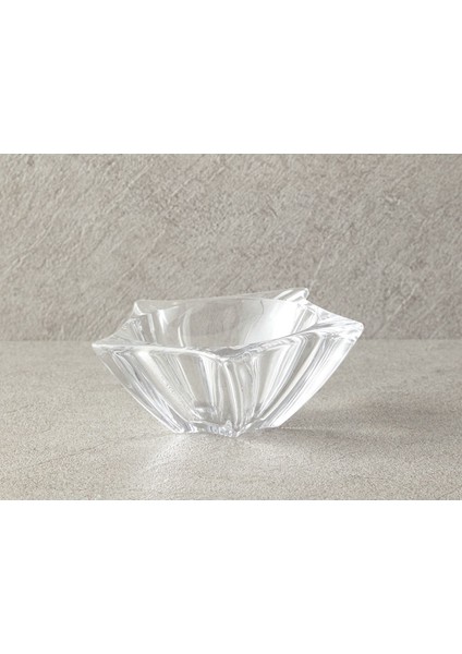 Turuncu Şeffaf Cam Kase, Şık ve Kullanışlı Ev Dekoru ve Mutfak Aksesuarı