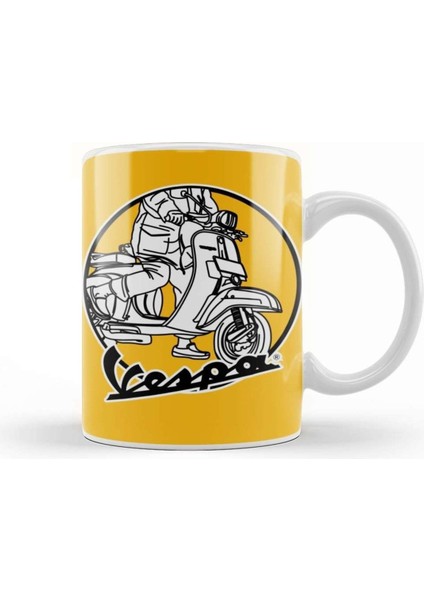 Şık Beyaz Porselen Kupa Bardak, Ergonomik ve Dayanıklı Tasarım