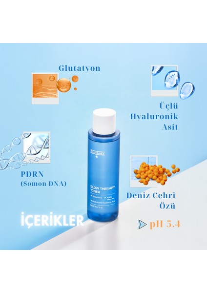 Pdrn Içerikli Tonik Glutatyonlu Nemlendirme Etkili 150 ml