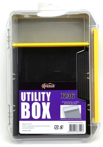 7236 Profesyonel Sahte Balık ve Jig Kutusu