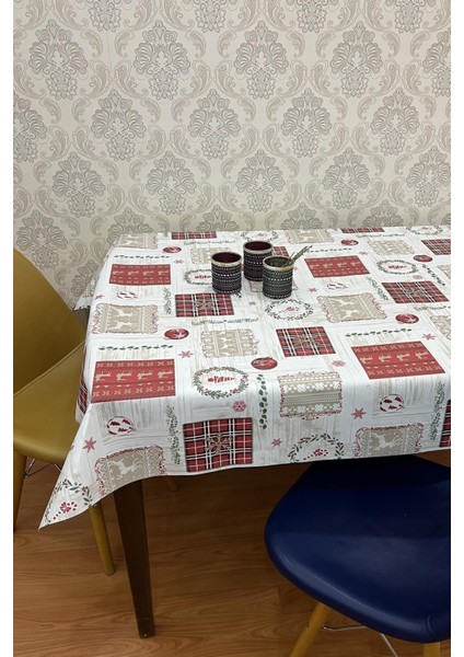 Beyaz Pvc Elyaf Tabanlı Silinebilir Masa Örtüsü, Dayanıklı ve Şık Kullanım Sağlar fırsatları