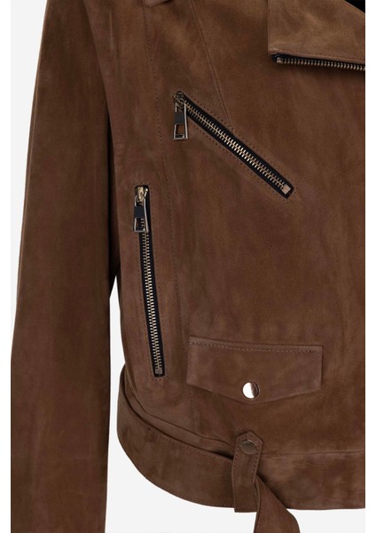 Kadın Hakiki Deri Deri Mont 616 Z-4027 Bn Derımont Y25 Vıskı Suet indirimleri