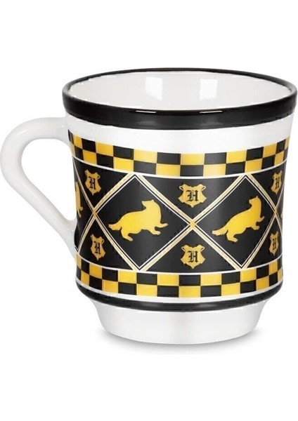 Hufflepuff Temalı Sarı Fincan, Büyülü Detaylar ve Şık Tasarım ile Güzel Hediye Seçeneği