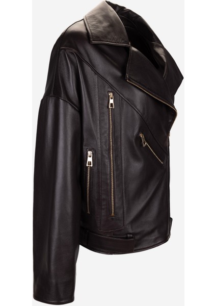 Kadın Hakiki Deri Deri Mont 616 Z-4049 Bn Derımont Y25 Kahve Vegetal fiyatları