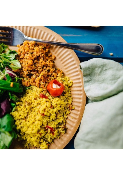 Kraft Organik Kağıt Tabak 25 Adet (23 Cm) fiyatları