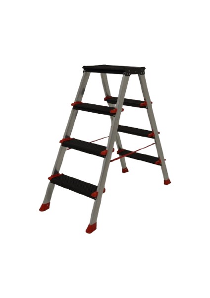 Alüminyum Çift Taraflı Merdiven 4+4 (SAR1324)