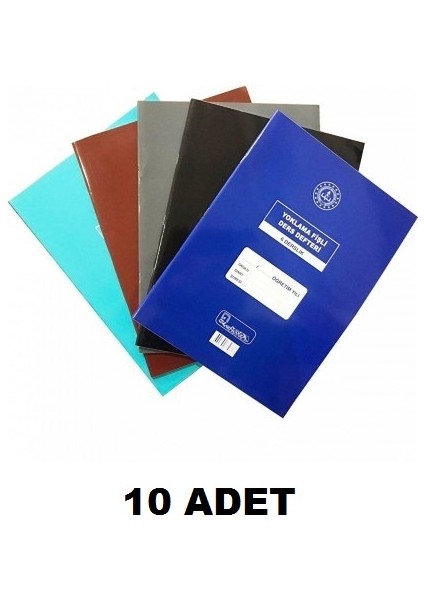 6 Derslik Yoklama Fişli Sınıf Defteri ( 10 Adet)