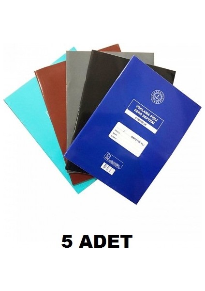 6 Derslik Yoklama Fişli Sınıf Defteri (5 Adet)
