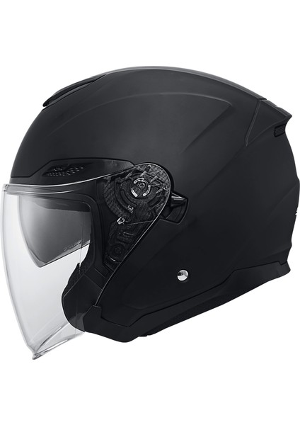 OF-669 Mat Siyah Yarım Kask (Güneş Vizörlü) modelleri