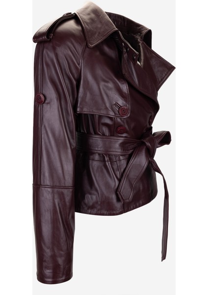 Kadın Bordo Hakiki Deri Deri Mont 616 Z-4047 Bn Derımont Y25 Bordo Zıg fiyatları