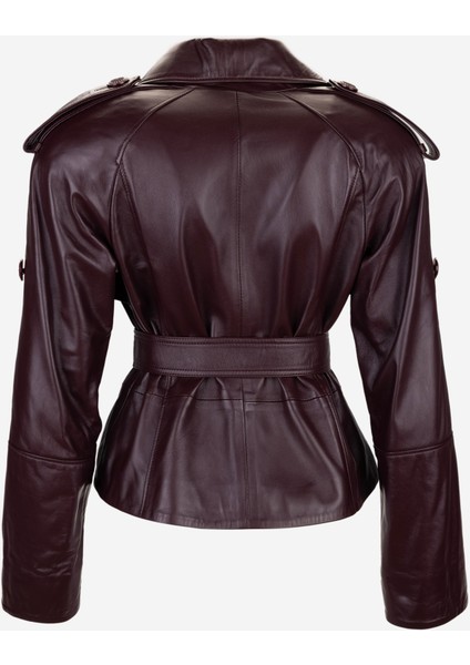 Kadın Bordo Hakiki Deri Deri Mont 616 Z-4047 Bn Derımont Y25 Bordo Zıg fırsatları