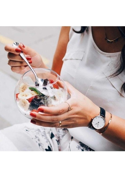 43417 Şeffaf Cam Fanus Akvaryum Bej Renkli Dekorasyon Parçası