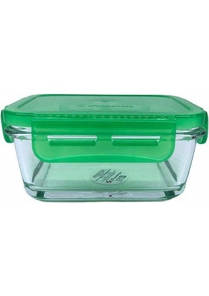 Yeşil ve Beyaz Renkli Kapaklı Saklama Kabı, Pratik ve Şık Tasarım
