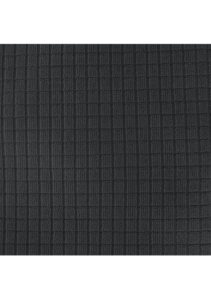 Gri Kare Desenli Streç Lastikli Tek Kişilik Koltuk Örtüsü, Yıkanabilir ve Esnek modelleri