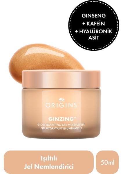 Ginzing Işıltılı Jel Nemlendirici Bronz Tonu Tüm Cilt Tipleri İçin 50 ml