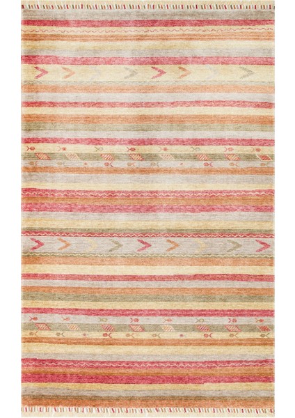 Nepal Zr 09 Bambu Viskon Sonbahar Uşak Desenli Halı