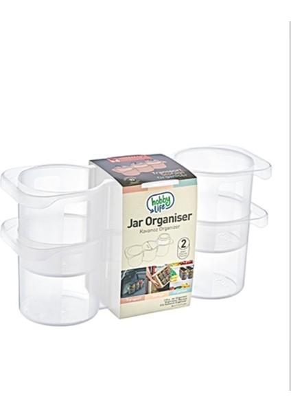 2'li 3'lü Kavanoz Organizer Seti, Pratik ve Şık Saklama Çözümleri modelleri