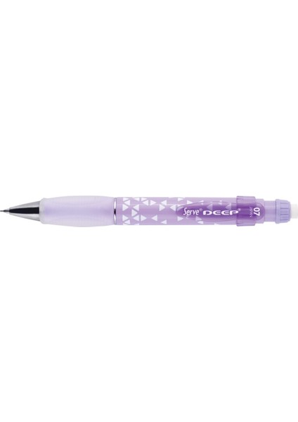 Deep Üçgen Baskılı Versatil Kalem 0.7mm - Lavanta
