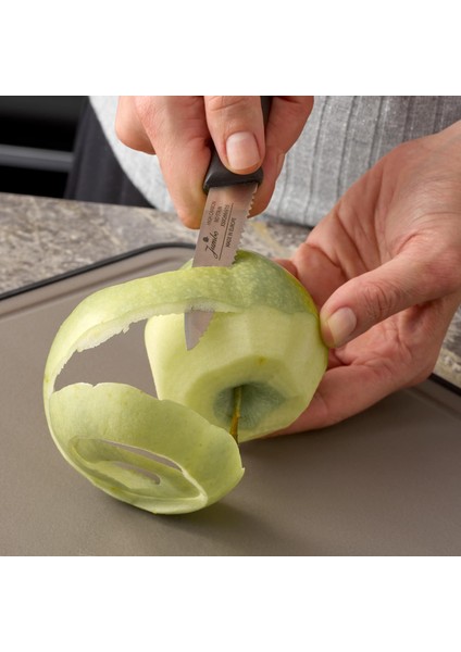 Practico Alman Çeliği Black Tırtıklı Soyma Bıçağı - 9cm fiyatları