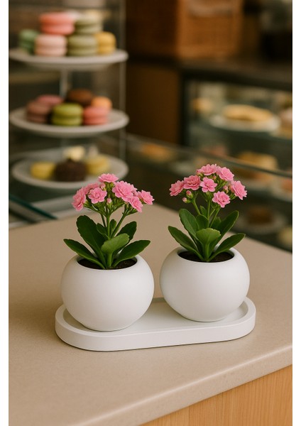 Dekoratif Tepsili Çift Mumluk ve Takı Düzenleyici | 3 Parça Şık Masa Üstü Organizer Seti fiyatları