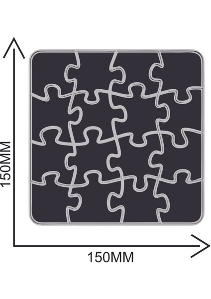 Çok Renkli Büyük Boy Puzzle Kurabiye Kalıbı, Eğlenceli ve Şık Tasarım fiyatları