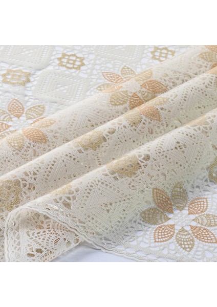 Şeffaf Pvc Masa Örtüsü, Dantel Görünüm, Leke Tutmaz, Kaymaz, Şık ve Kullanışlı indirimleri