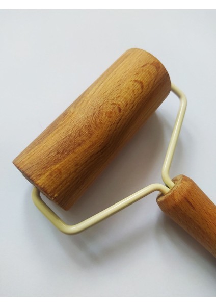 Ahşap Saplı Rulo Hamur Açıcı Merdane, Oklava, Şık ve Dayanıklı Mutfağınız Için