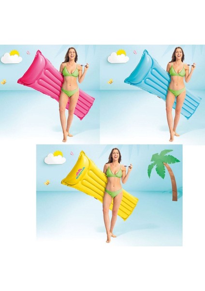 Mavi Intex Yetişkin Havuz ve Deniz Yatağı 183X69 Cm, Keyifli Yaz Günleri Için Ideal fırsatları