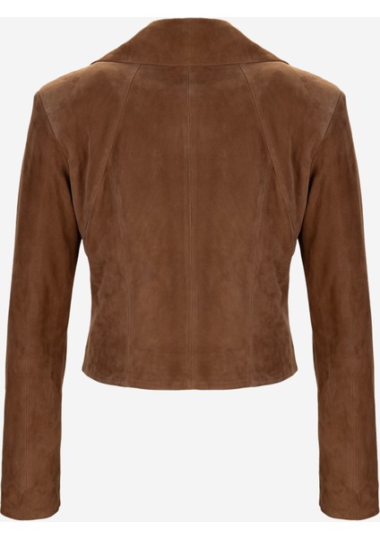 Kadın Hakiki Deri Deri Mont 616 Z-4103 Bn Derımont Y25 Vıskı Suet fırsatları