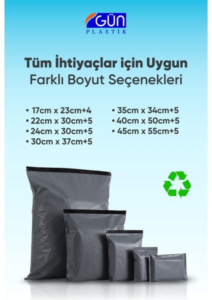 Cepsiz Kargo Poşeti 40 x 50 + 5 cm (500 Adet) fiyatları