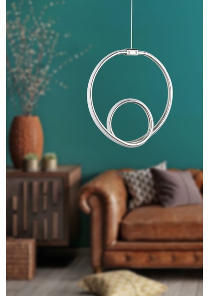 Eğirdir Ledli Krom Avize, Şık ve Modern Aydınlatma Seçeneği