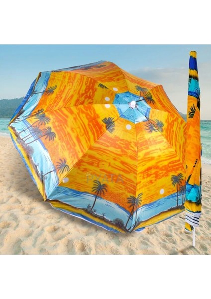 Renkli 160 cm Çok Amaçlı Şemsiye Bahçe, Sahil, Balkon ve Havuz Koruma fiyatları