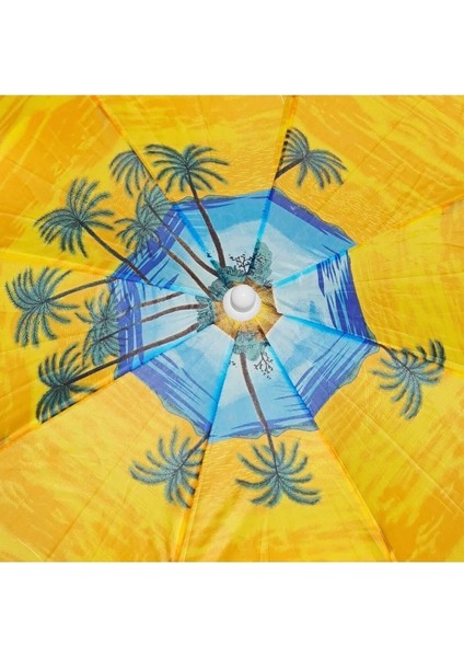 Renkli 160 cm Çok Amaçlı Şemsiye Bahçe, Sahil, Balkon ve Havuz Koruma