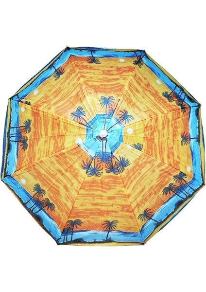 Renkli 160 cm Çok Amaçlı Şemsiye Bahçe, Sahil, Balkon ve Havuz Koruma
