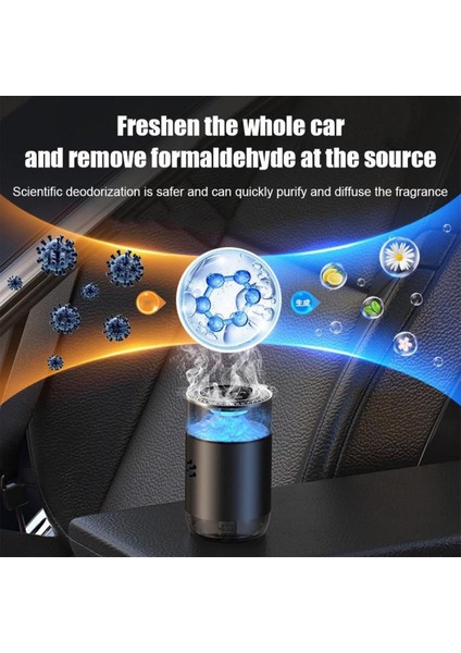 Mini Lüks Araba Hava Spreyi Ortam Lazer LED Aromaterapi Makinesi Yatak Odası Için Taşınabilir modelleri