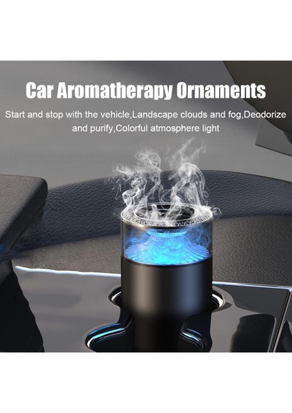 Mini Lüks Araba Hava Spreyi Ortam Lazer LED Aromaterapi Makinesi Yatak Odası Için Taşınabilir